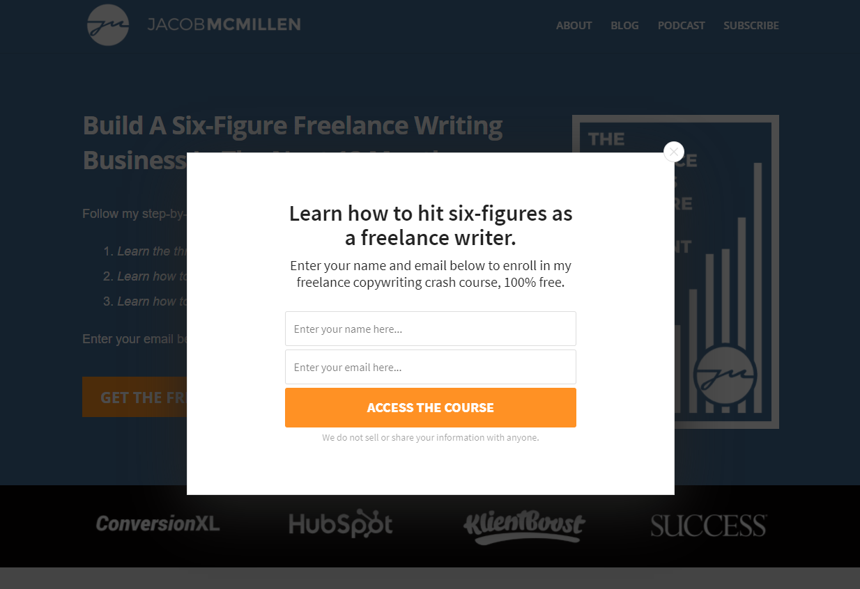 Jacob McMillen: Learn how to hit six-figures as a freelance writer.