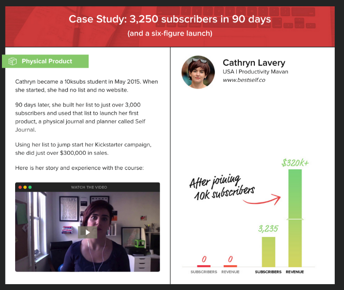 Another testimonial: Text and a video from Cathryn Lavery
