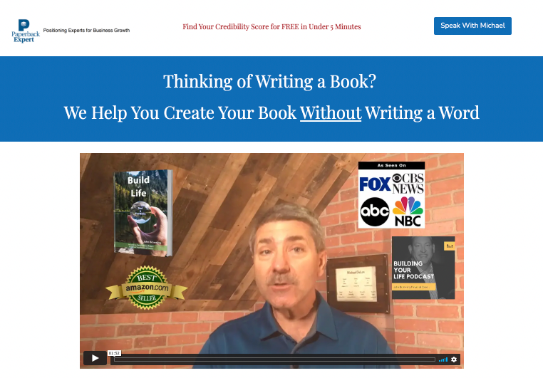 "Thinking of Writing a Book? We help you create your book without writing a word"